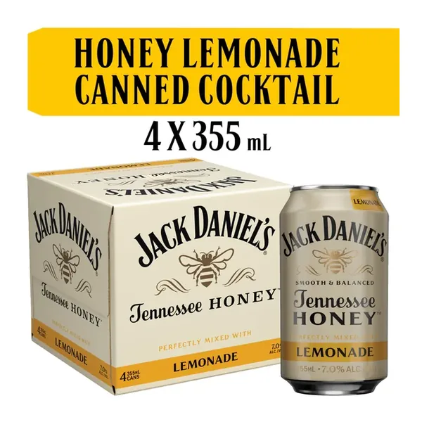 Jack Daniel's Honey Lemonade 355 ml