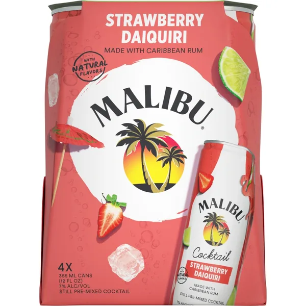 Malibu Strawberry 355 ml