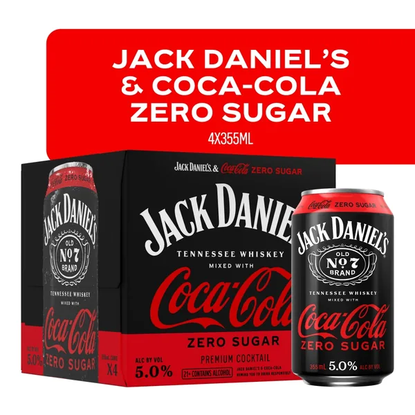 Jack Daniel's Zero Cola 355 ml