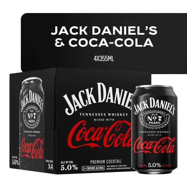 Jack Daniel's Coca Cola 355 ml