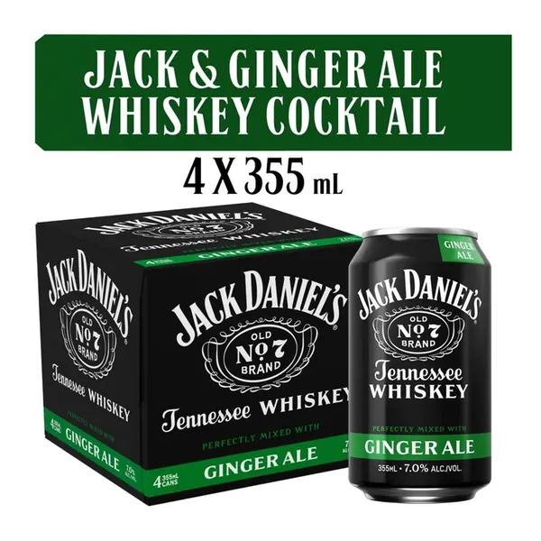 Jack Daniel's Ginger Ale 355 ml