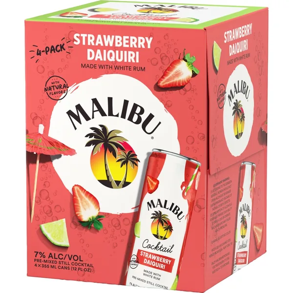 Malibu Strawberry 355 ml