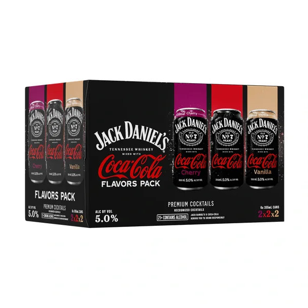 Jack Daniels Flavors Pack 355 ml