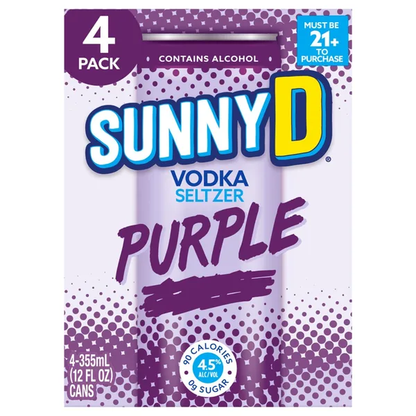 Sunny D Vodka Seltzer 355 ml