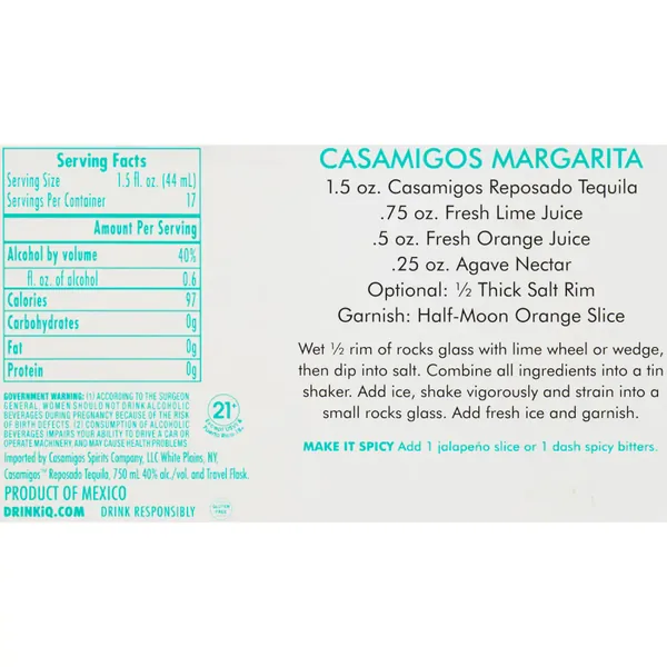Casamigos Reposado Gift 750 ml