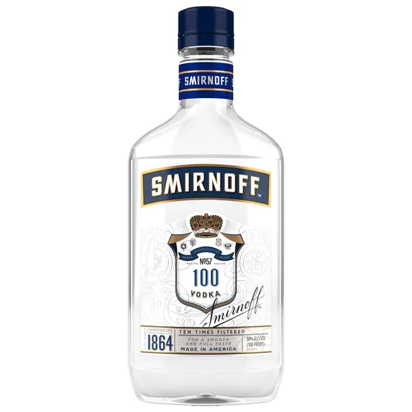 Smirnoff 100 Proof Vodka 375 ml