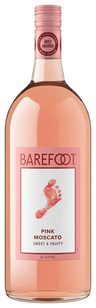 Barefoot Pink Moscato 1.5 L