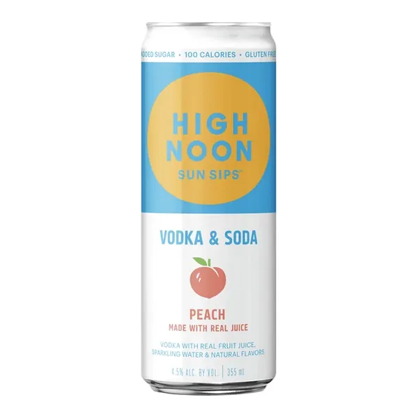 High Noon Peach 355 ml
